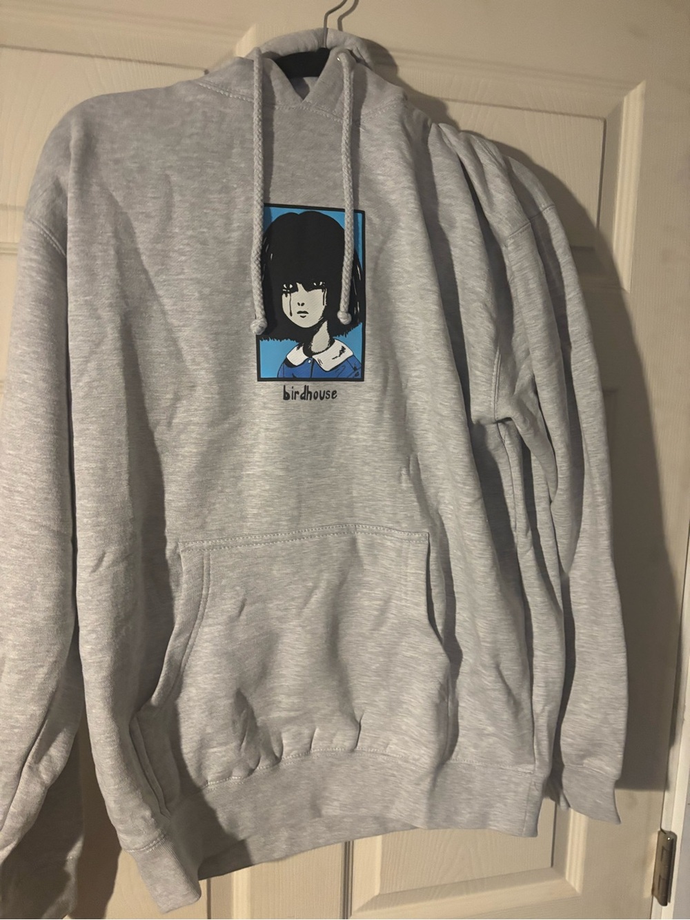 Birdhouse Light Gray Graphic Pullover Hoodie